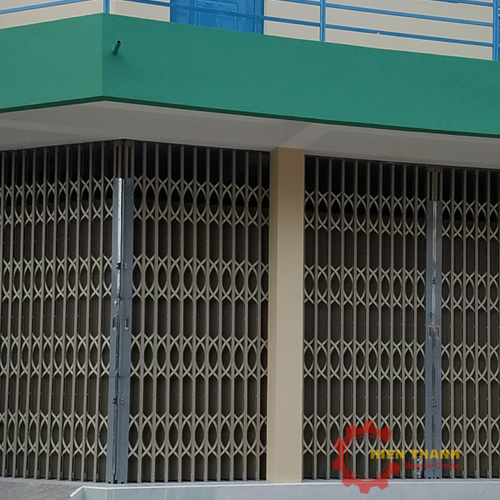 Cửa kéo tôn màu sơn tĩnh điện